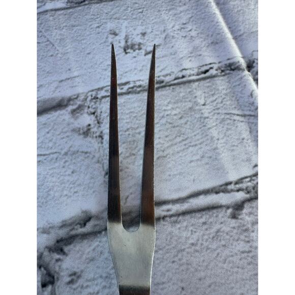Preowned Vtg Flint Arrow Stainless Steel 12" Meat Fork - Picture 2 of 7